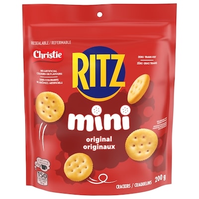 Christie Ritz Mini Original Crackers 200 g, $2.50/100g