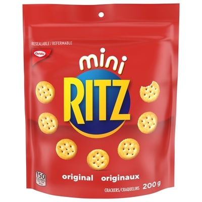 Christie Mini RITZ Sac Doyne, collations scolaires 200 g, 2,15 $/100g