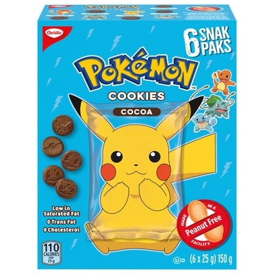 Christie Pokemon Cocoa Snack packs, Made in a Peanut-Free Facility 150 g, $2.86/100g