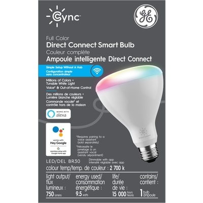 GE CYNC Full Color BR30 1PK 1 ea, $30.00/1ea