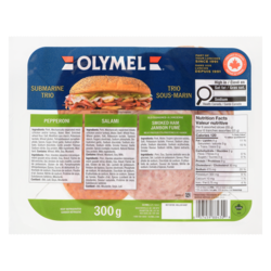 Olymel Submarine Trio 300 g, $2.33/100g