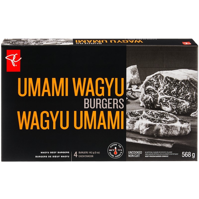 PC Black Label Umami Wagyu Burgers - 568 g | Zehrs