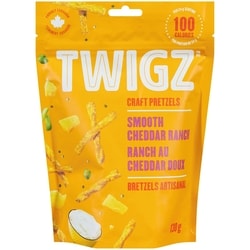 Twigz Bretzels artisanal ranch au cheddar doux 130 g, 3,84 $/100g