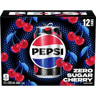 Pepsi Zero Wild Cherry, 12-Pack 12x355.0 ml, $0.18/100ml