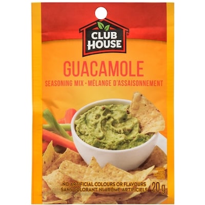 Club House Guacamole Seasoning Mix 20 g, $4.95/100g