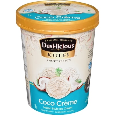 Desi-licious Indian Style Ice Cream Coco Crème 1 l, $0.80/100ml