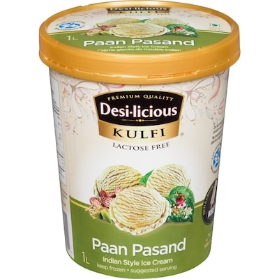 Desi-licious Indian Style Ice Cream Paan Pasand 1 l, $0.80/100ml