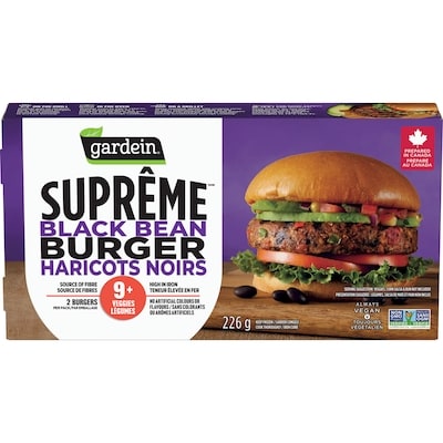 Gardein Suprême Burger Black Bean 9+ Veggies 226 g, $3.76/100g