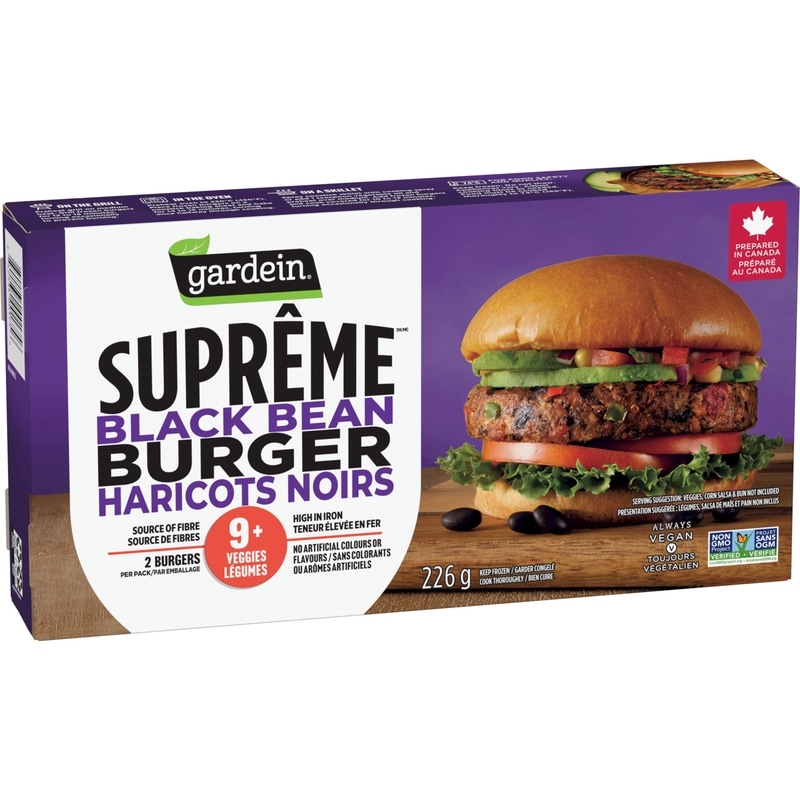 Suprême Burger Black Bean 9+ Veggies