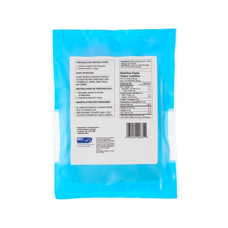 Smoked Wild Sockeye Salmon