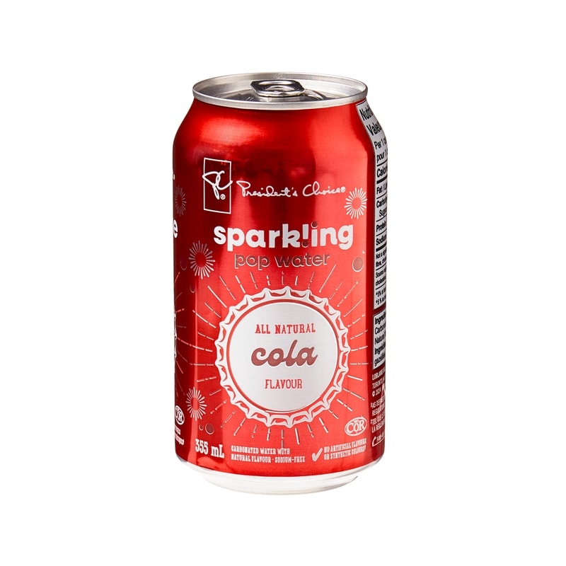 Cola Flavour Sparkling Pop Water
