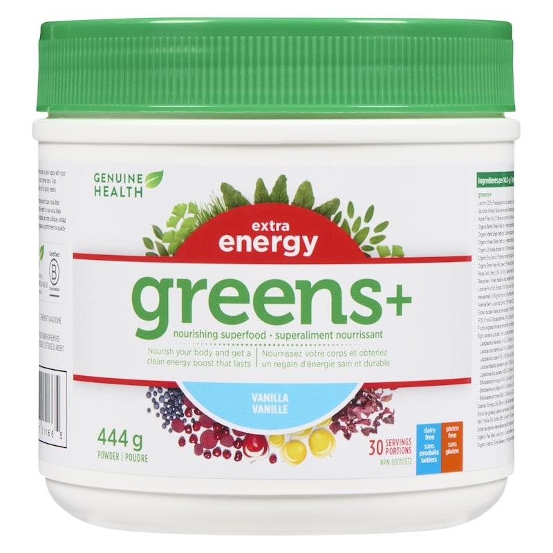 Greens+ Extra Energy Vanilla
