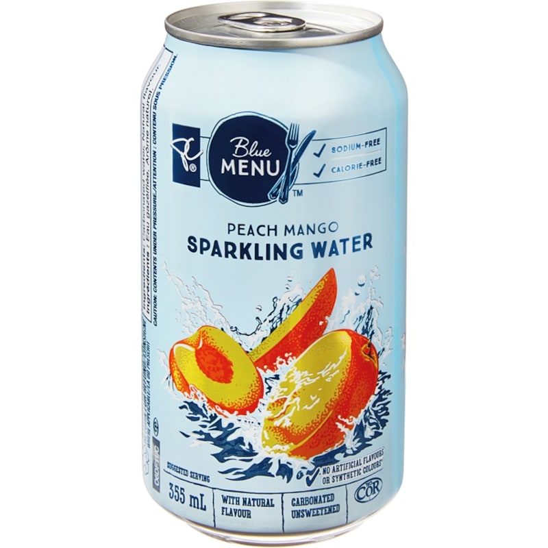 Peach Mango Sparkling Water 12 Pack