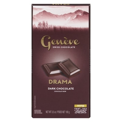 Geneve Swiss Chocolate Dark Chocolate Bar 100 g, $5.29/100g