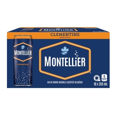 Montellier Eau aromatisée Clémentine 10x355.0 ml, 0,23 $/100ml