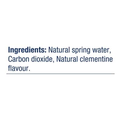 Clementine Carbonated Natural Spring Water