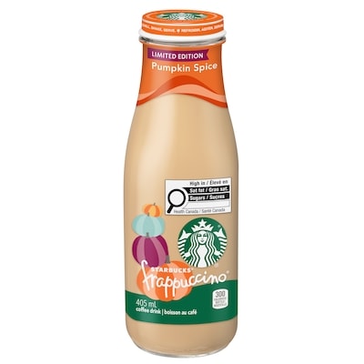 Starbucks Pumpkin Spice Frap 405 ml, $1.11/100ml
