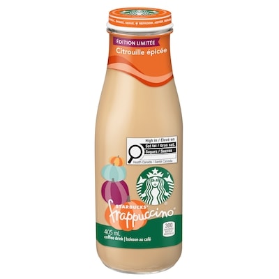 Starbucks Frappé épicé à la citrouille 405 ml, 1,11 $/100ml