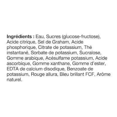 Thé glacé fraise