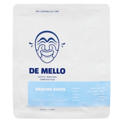 De Mello Coffee Roasters Dancing Goats 227 g, $7.93/100g