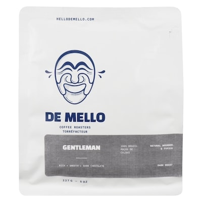 De Mello Coffee Roasters Gentleman Dark Roast 227 g, $7.93/100g