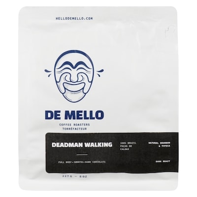 De Mello Coffee Roasters Deadman Walking Dark Roast 227 g, $7.93/100g