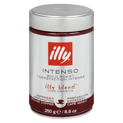 Illy Illy blend café moulu intenso torréfaction intense 250 g, 5,60 $/100g