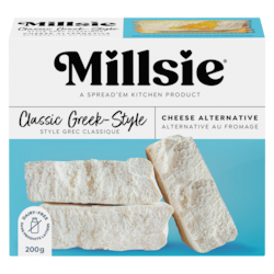 Spread 'Em Kitchen Co. Cheese Alternative Classic Greek-Style 200 g, $6.00/100g