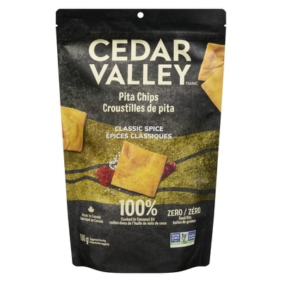 Cedar Valley Pita Chips Classic Spice 180 g, $3.05/100g