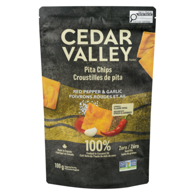 Cedar Valley Pita Chips Classic Spice 180 g, $3.05/100g