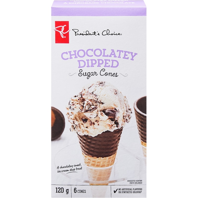 Chocolatey Dipped Sugar Cones
