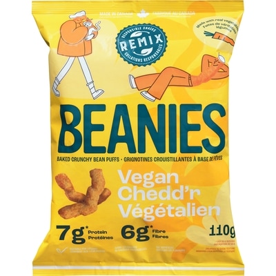 Beanies Beanies Baked Crunchy Bean Puffs Vegan Chedd'r 110 g, $6.81/100g