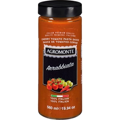 Agromonte Cherry Tomato Pasta Sauce Arrabbiata 560 ml, $1.61/100ml