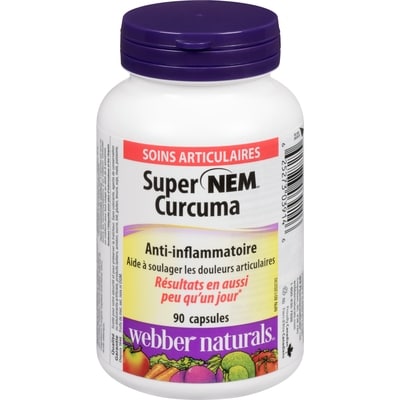 Webber Naturals Super nem curcuma 90 ea, 0,34 $/1ch