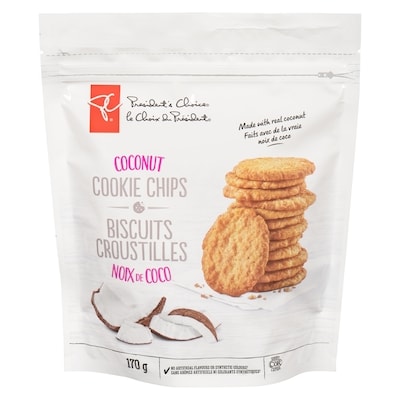 President's Choice Cookie Chips Coconut 170 g, $2.94/100g