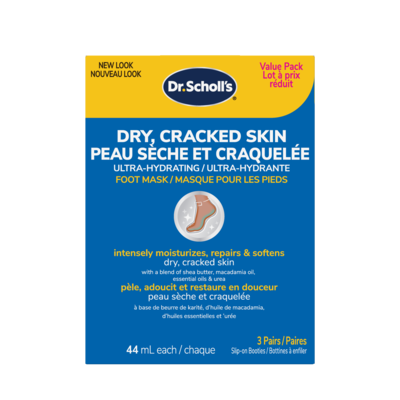 Dr. Scholl’s Masque pour les pieds ultra-hydratant, lot à prix réduit 3 ea, 6,16 $/1ch