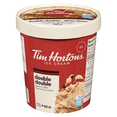 Tim Hortons Ice Cream Double Double 500 ml, $1.40/100ml