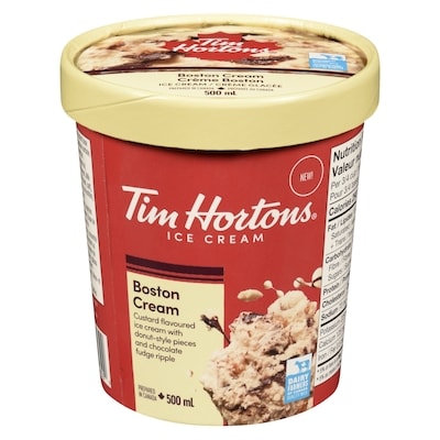 Tim Hortons Ice Cream Boston Cream 500 ml, $1.40/100ml