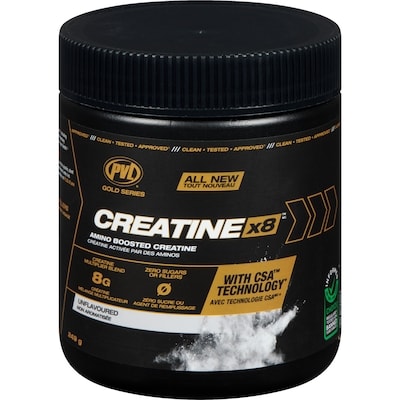 PVL Essentials Creatine X8 Amino Boosted Creatine Unflavoured 249 g, $13.25/100g