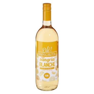 Ole Sangrita Boisson au vin sangria blanche (Pièce d’identité requise au moment du ramassage) 1 l, 0,88 $/100ml