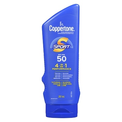 Coppertone Sport FPS 50 Ecran solaire en lotion 207 ml, 8,21 $/100ml