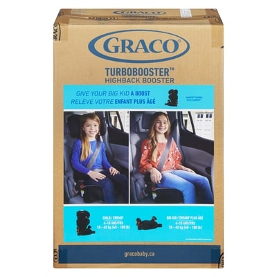 Graco Turbobooster siège rehausseur à dossier haut 1 ea, 164,99 $/1ch