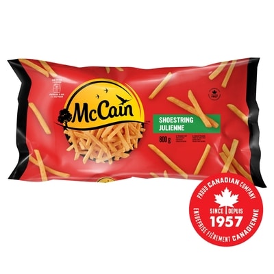 McCain Shoestring Fries 800 g, $0.50/100g