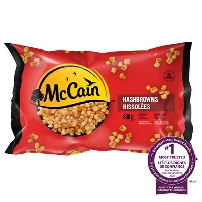 McCain Diced Hashbrowns 800 g, $0.54/100g