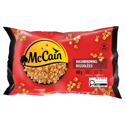 McCain Pommes de terre rissolées en dés 800 g, 0,50 $/100g