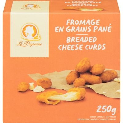 null Fromage en grains pané 250 g, 3,20 $/100g