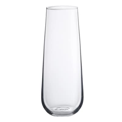 Trudeau Gala stemless flutes 8 ounces box of 4 1 ea, $20.00/1ea