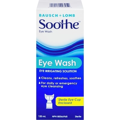 Bausch+Lomb Soothe Eye Wash 120 ml, $5.83/100ml