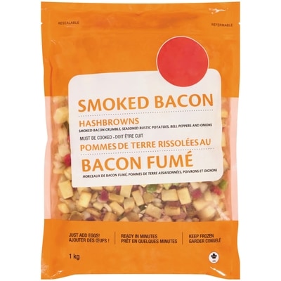 null Smoked Bacon Hashbrowns 1 kg, $1.00/100g
