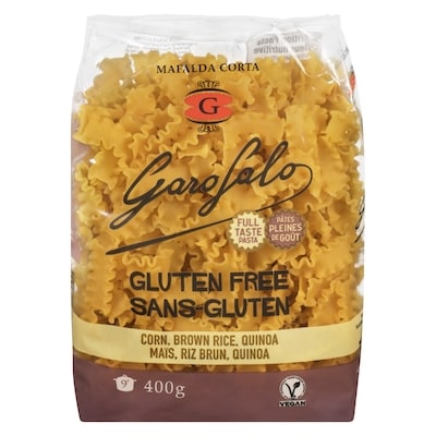 Garofalo Mafalda Corta Corn, Brown Rice, Quinoa 400 g, $1.37/100g